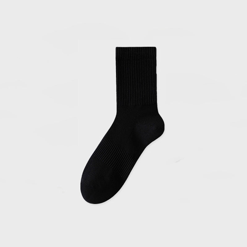 Men's Summer Thin Mesh Breathable White Socks