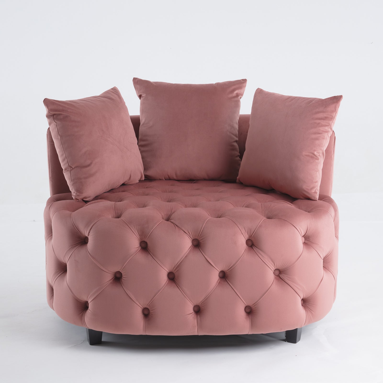 A&A Furniture,Accent Chair  Classical Barrel Chair For Living Room  Modern Leisure Sofa Chair