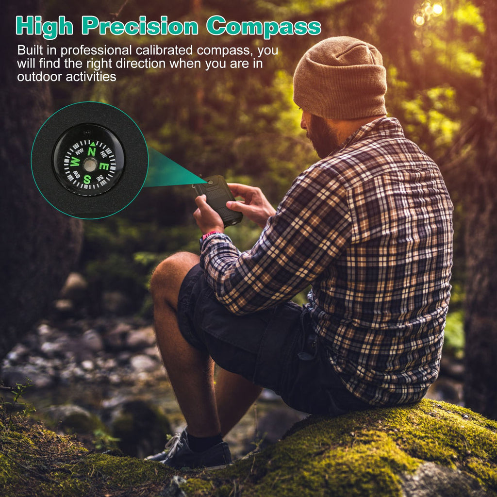 1Pc 1W MAh Solar Power Bank External Battery Pack