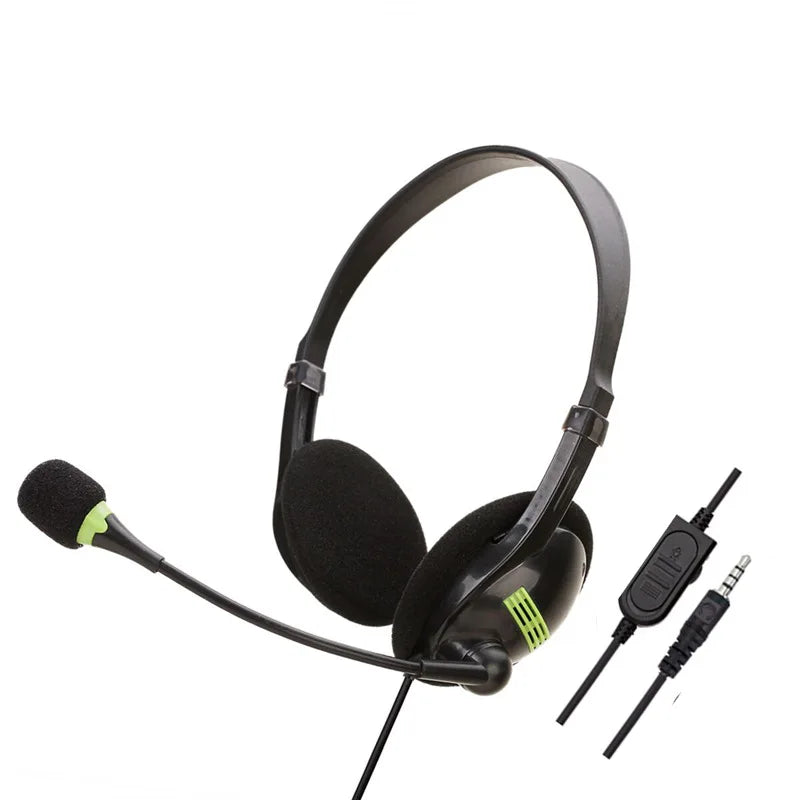 Kebidu Wired Headset with Microphone – USB & 3.5mm