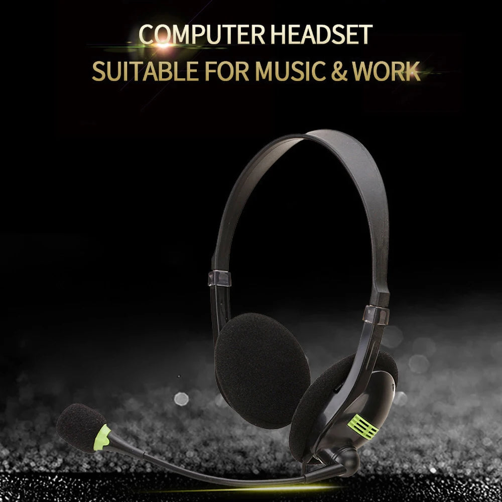 Kebidu Wired Headset with Microphone – USB & 3.5mm