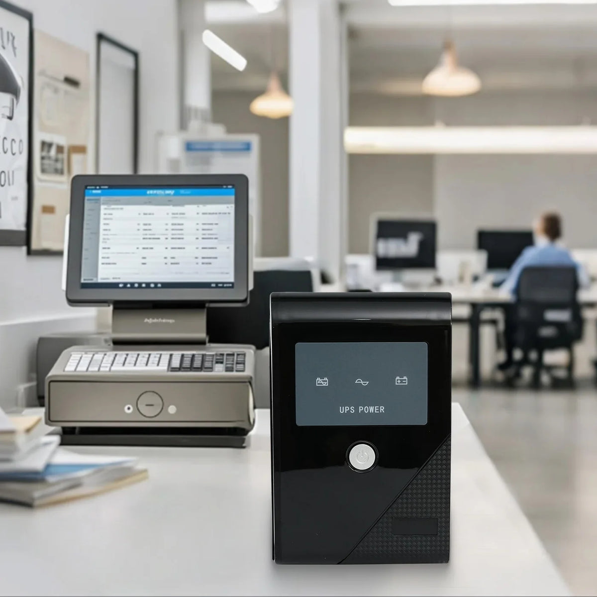 500VA 300W UPS Battery Backup – Surge Protection with 3 Outlets