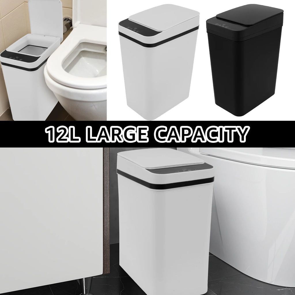 12L Automatic Infrared Sensor Trash Can – Touchless