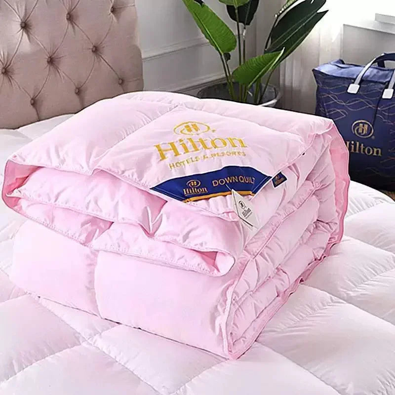 All-Season Quilted Comforter – Twin/Single Size (1.5×2m) | Soft Cotton Fiber Fill
