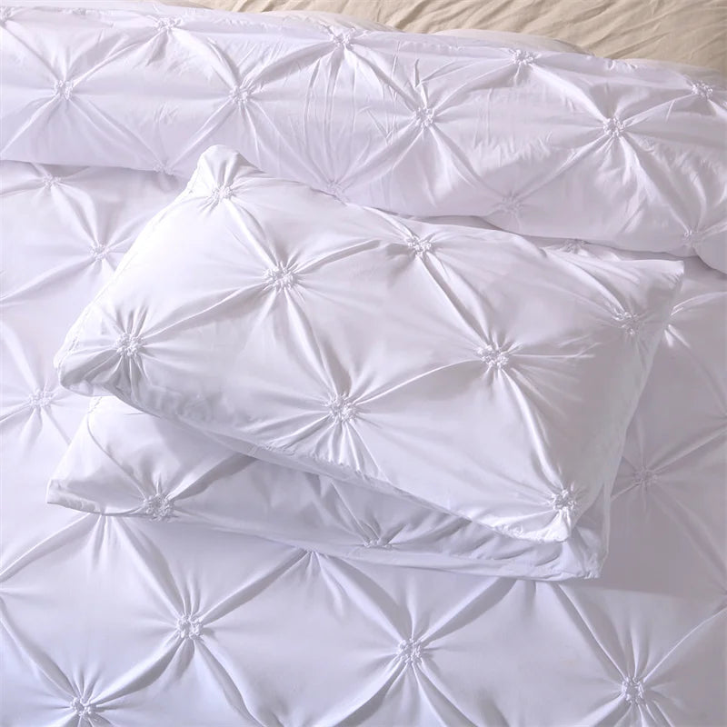 100% Polyester Duvet Cover Set – 3-Piece Comforter Cover with Pillowcases
