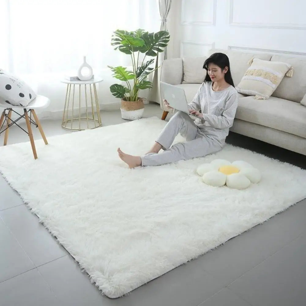 Soft Plush Tie-Dye Carpet – Non-Slip, Multi-Size