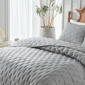 Quilted Bedspread Coverlet Set – 3-Piece All-Season Comforter with Pillow Shams