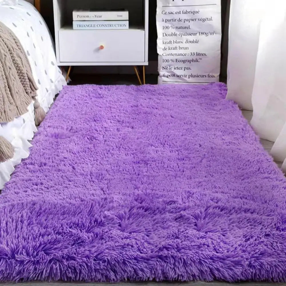 Soft Plush Tie-Dye Carpet – Non-Slip, Multi-Size
