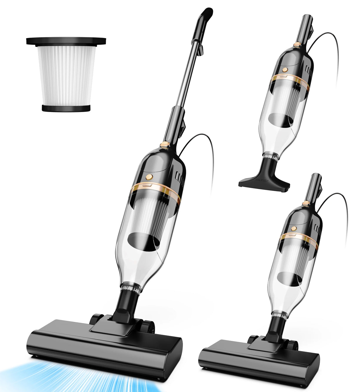 R7 Corded Stick Vacuum Cleaner – 600W, 20Kpa, 3-in-1 Handheld