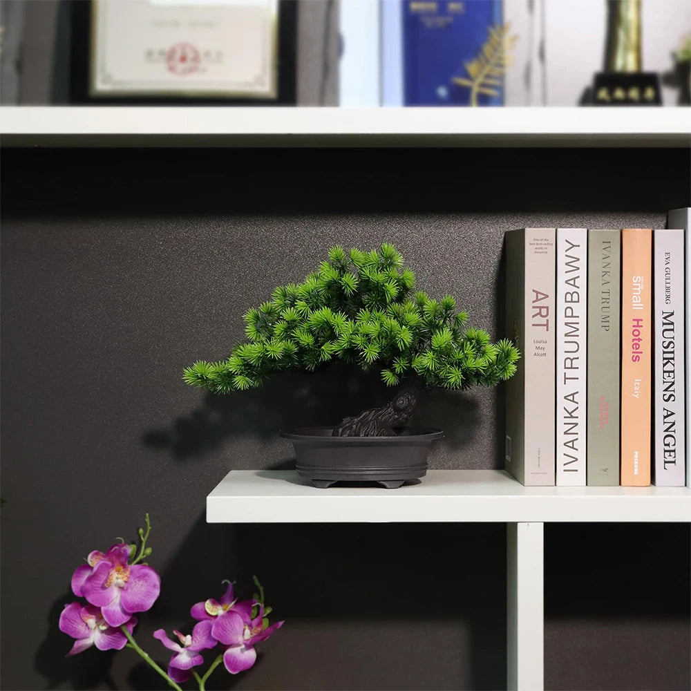 Artificial Bonsai Tree – Desk & Shelf Decor