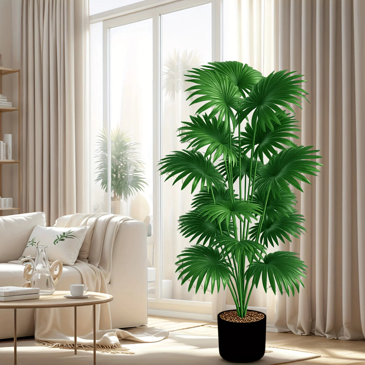 Tall Artificial Palm Tree – 43" Indoor & Outdoor