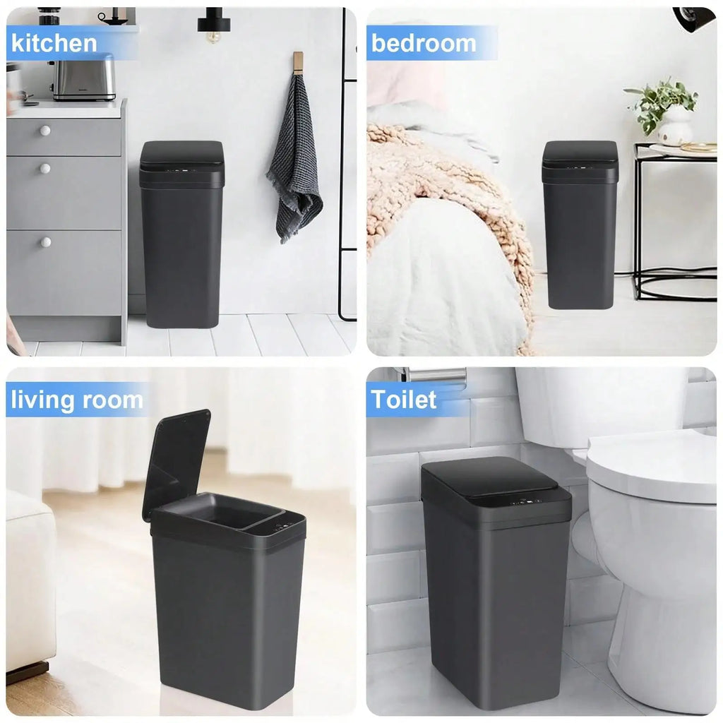 Smart Motion Sensor Trash Can 2-Pack – 8L, Touchless