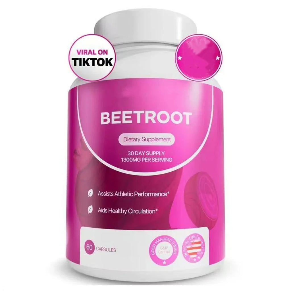 Rosabella Beet Root Capsules, 60 Count