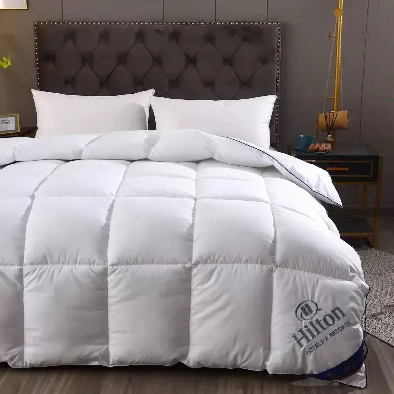 All-Season Quilted Comforter – Twin/Single Size (1.5×2m) | Soft Cotton Fiber Fill