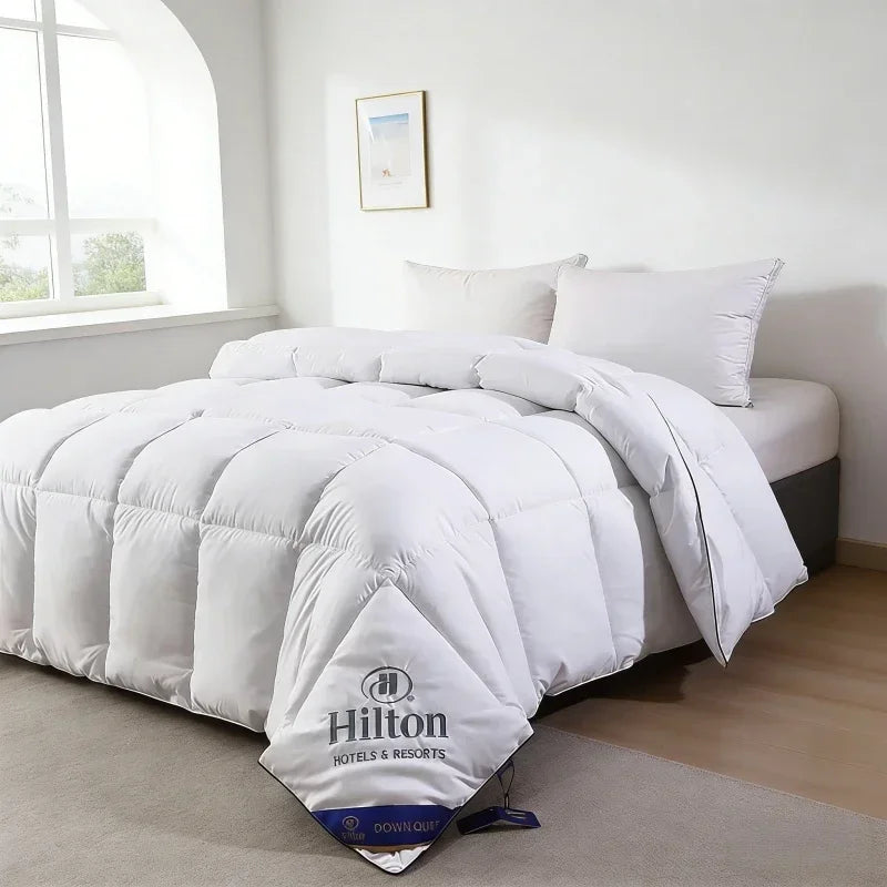 All-Season Quilted Comforter – Twin/Single Size (1.5×2m) | Soft Cotton Fiber Fill