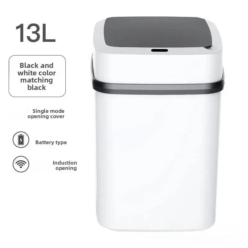 13L Smart Sensor Trash Can – Waterproof, Touchless
