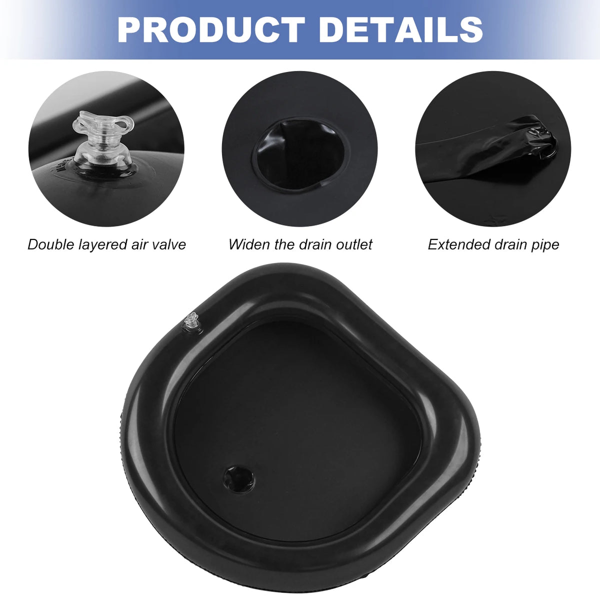 Inflatable Hair Washing Basin – Accessible, Portable