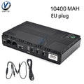 10400mAh Mini UPS Power Bank — 18W Backup for Routers, Cameras & Smart Devices