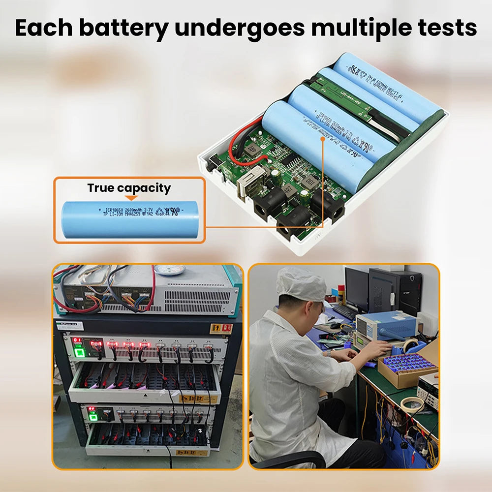 10400mAh Mini UPS Battery Backup — 24W, 5V/9V/12V for Routers, Modems & Cameras