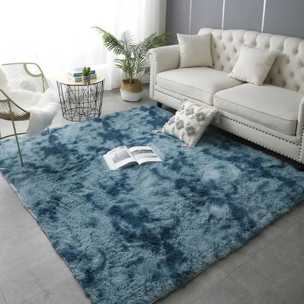 Soft Plush Tie-Dye Carpet – Non-Slip, Multi-Size