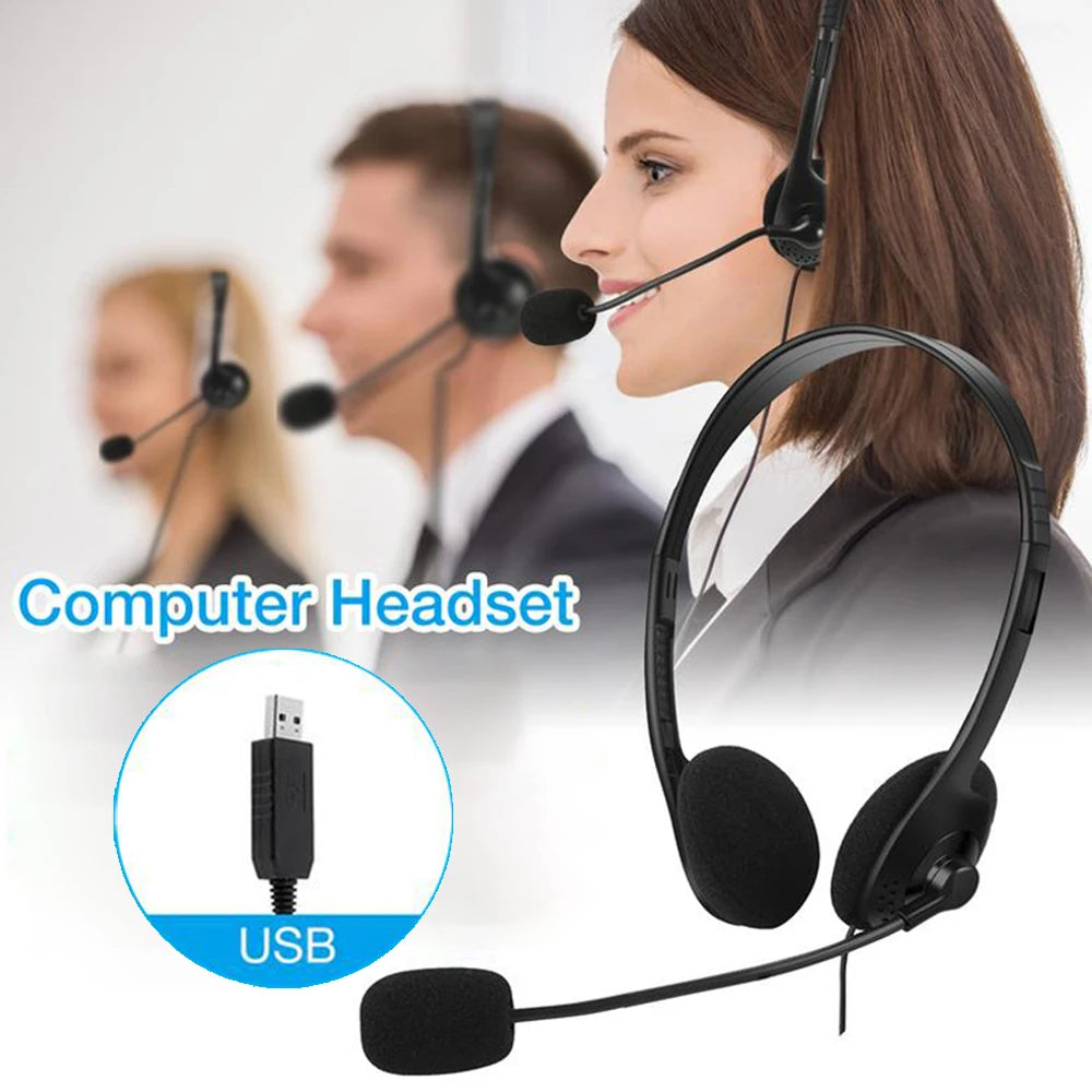 CUGUU USB Gaming Headset with Noise-Cancelling Mic