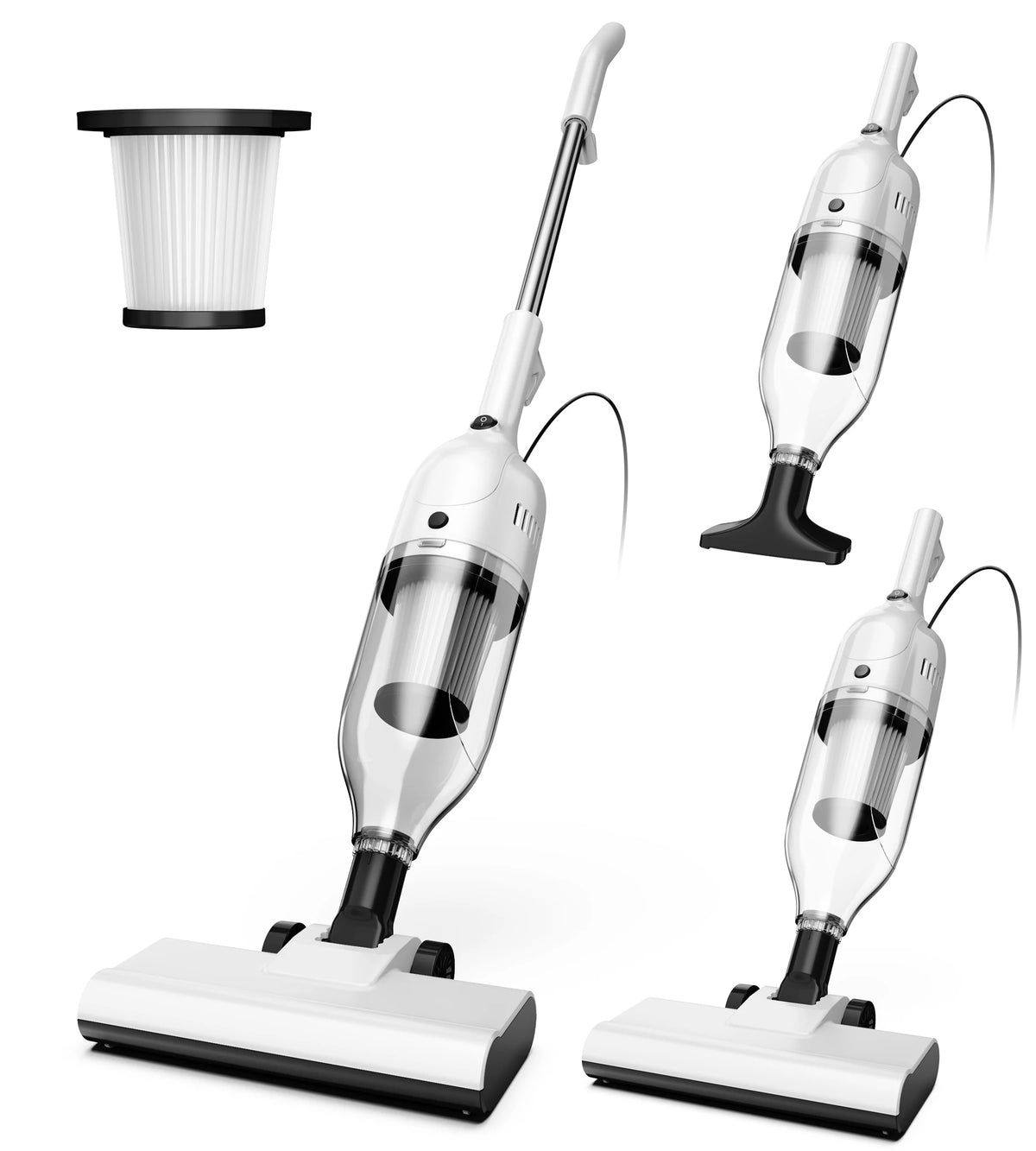 R7 Corded Stick Vacuum Cleaner – 600W, 20Kpa, 3-in-1 Handheld