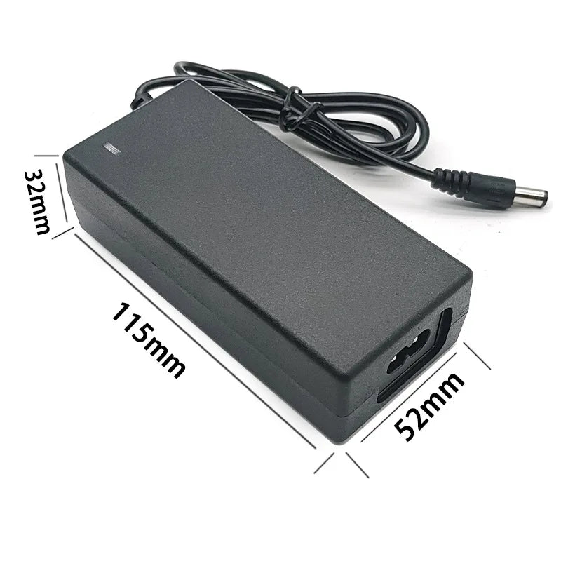 36V 2A Smart Lithium Battery Charger – DC42V, EU/US Plug