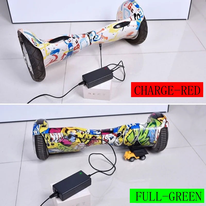 36V 2A Smart Lithium Battery Charger – DC42V, EU/US Plug