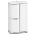60L Three-Compartment Stainless Steel Recycling Bin