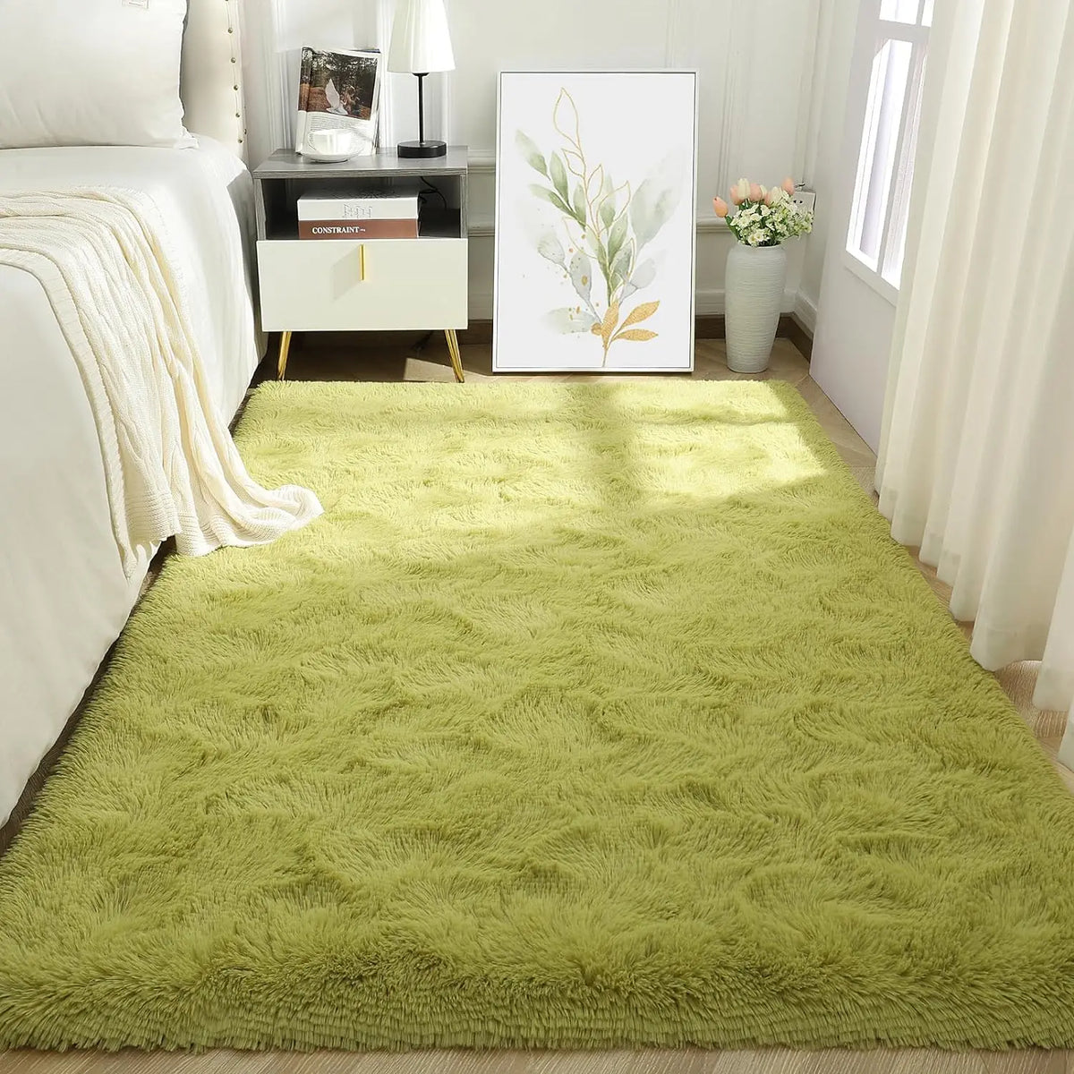 Soft Plush Tie-Dye Carpet – Non-Slip, Multi-Size