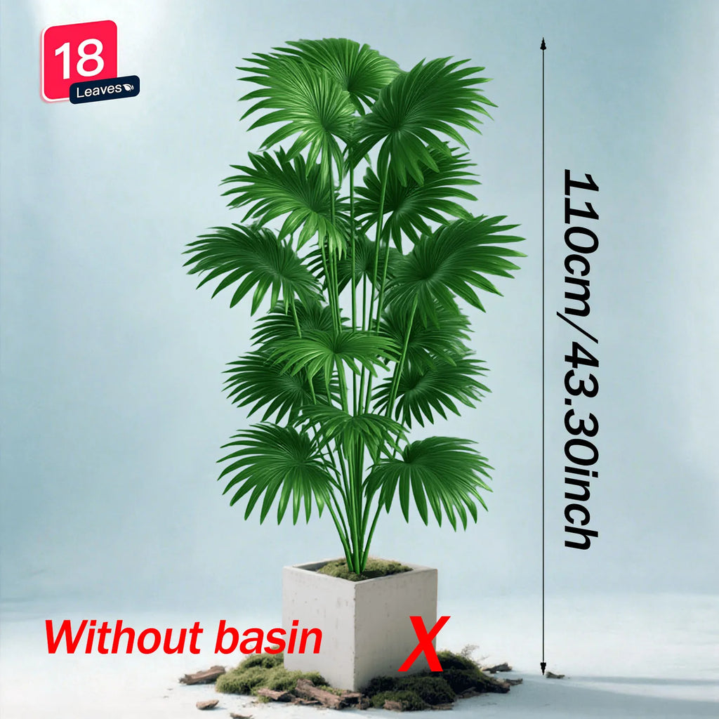 Tall Artificial Palm Tree – 43" Indoor & Outdoor