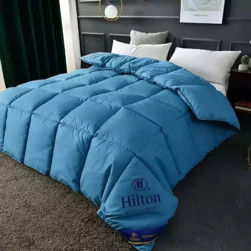 All-Season Quilted Comforter – Twin/Single Size (1.5×2m) | Soft Cotton Fiber Fill