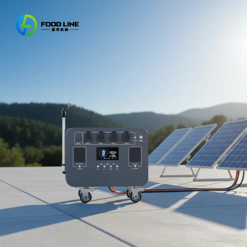 5120Wh Portable Power Station – Solar Generator with Pure Sine Wave