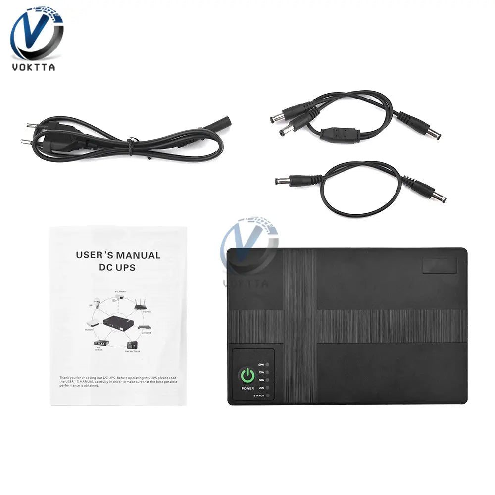 10400mAh Mini UPS Power Bank — 18W Backup for Routers, Cameras & Smart Devices