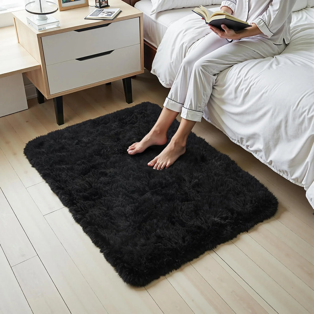 Soft Plush Tie-Dye Carpet – Non-Slip, Multi-Size