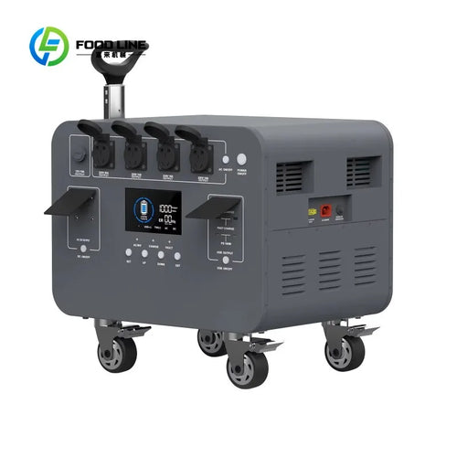 5120Wh Portable Power Station – Solar Generator with Pure Sine Wave