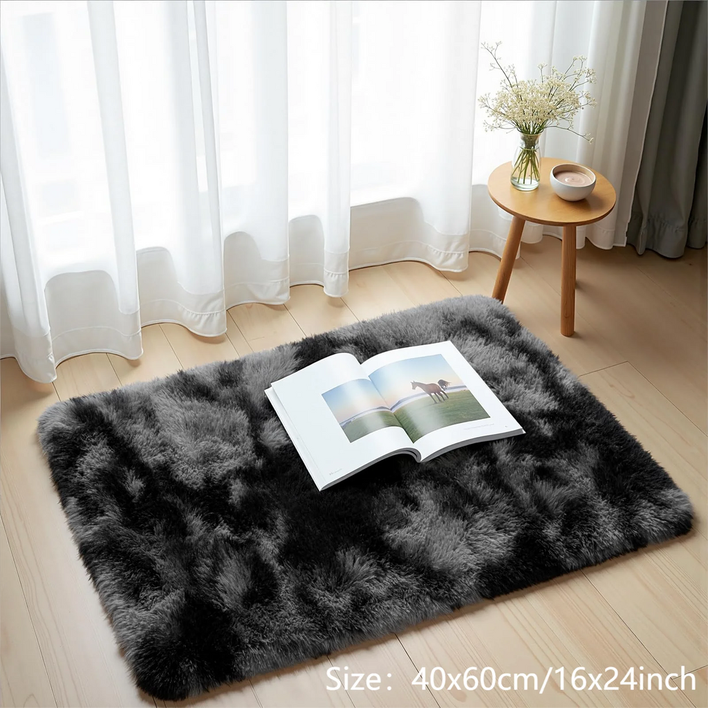 Soft Plush Tie-Dye Carpet – Non-Slip, Multi-Size
