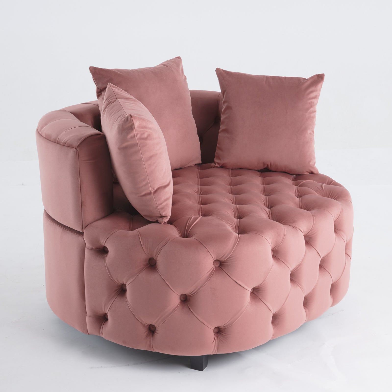 A&A Furniture,Accent Chair  Classical Barrel Chair For Living Room  Modern Leisure Sofa Chair