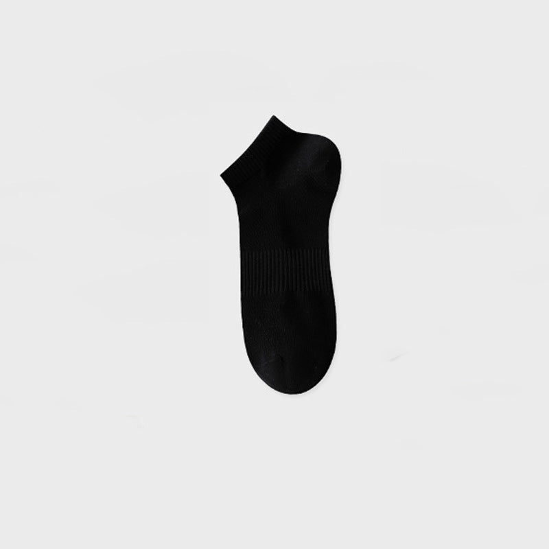 Men's Summer Thin Mesh Breathable White Socks